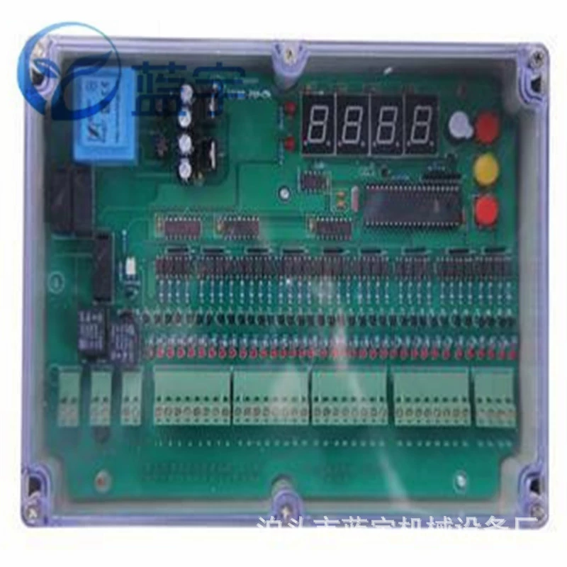 Программируемый импульсный контроллер импульсный клапан контроллер выдувания сажи цифровой дисплей Импульсный контроллер 10-полосный контроллер