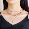 Retro fashionable trend necklace, European style, simple and elegant design