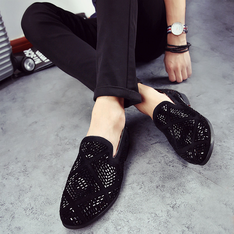 Fußballwettbewerb, Schönheit, Mode, Nachtclub, koreanische Version, lässiger Strass, personalisierte Schuhe, Friseur,_voghion.com