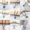 Pendant, starry sky, necklace suitable for men and women for elementary school students for beloved, new collection, Korean style, creative gift