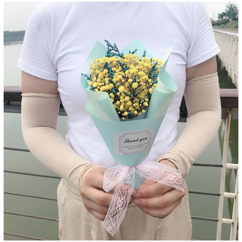 永生花天然擺件清新家居裝飾滿天星幹花送人禮品滿天星擺地攤花束