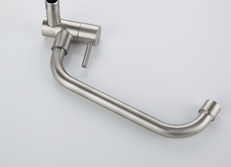 Ximans kitchen wall-mounted faucet, 304 stainless steel, washbasin, sink, laundry sink, universal faucet undefined