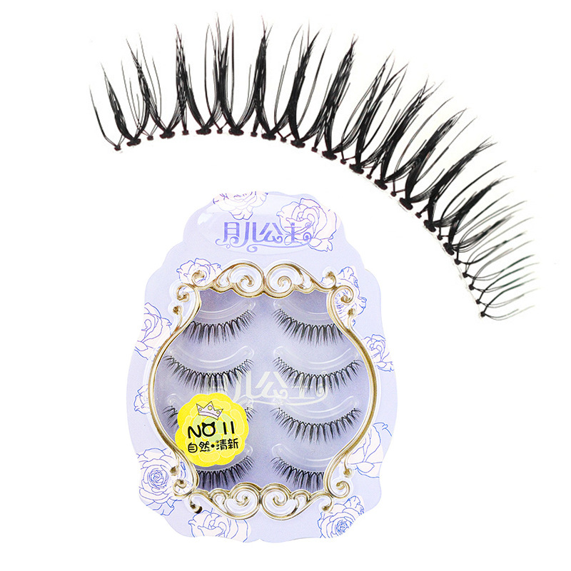 False eyelashes solar system Selling Pure handwork Net Red Natural models 4 pairs