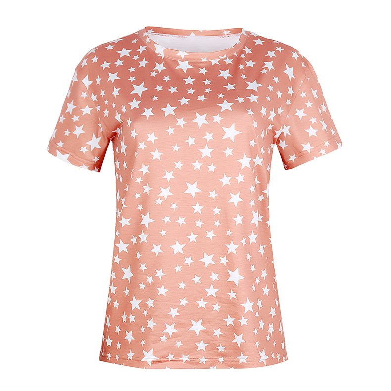 summer new hot print pajamas two-piece home service suit NSKX6241