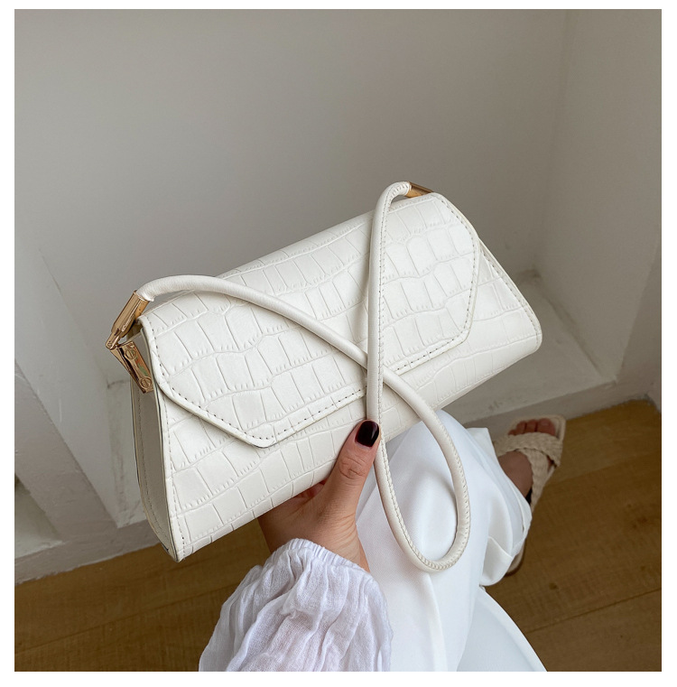 255g Weight Synthetic Leather Lining Material Magnetic Buckle Closure Type Single Shoulder Strap Strap Type Shoulder Bag Bags Type Business, Daily, Shopping Occasion Pu Leather Material Solid Color Pattern All Seasons Season Women's Gender Streetwear Style Square Shape Medium Size Women's Medium Pu Leather Solid Color Streetwear Square Magnetic Buckle Shoulder Bag 6