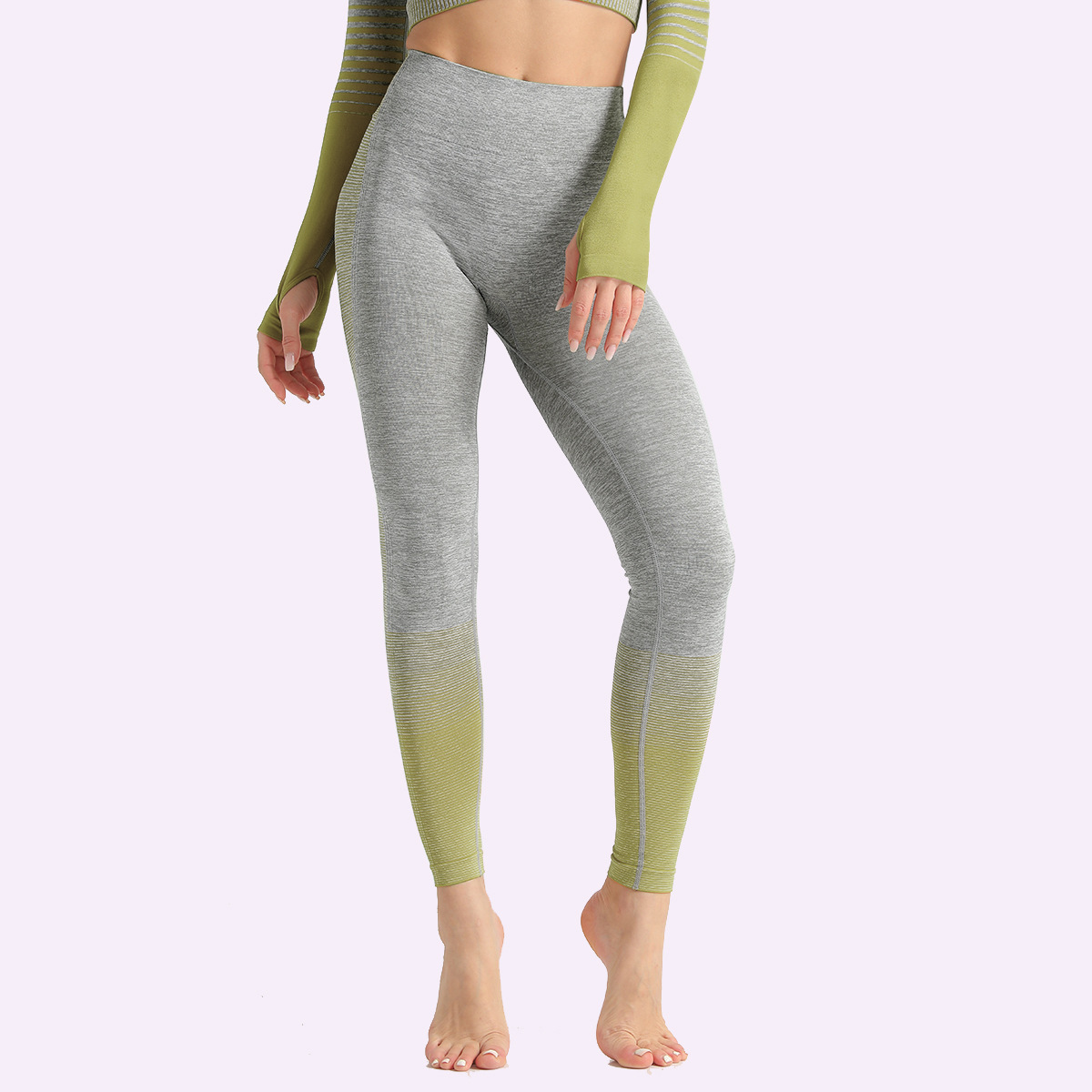 fitness knitted high-stretch yoga pants NSNS47277