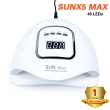 SUNX5MAX美甲燈光療機180W感應烤燈烘干機指甲油膠速干機器led燈