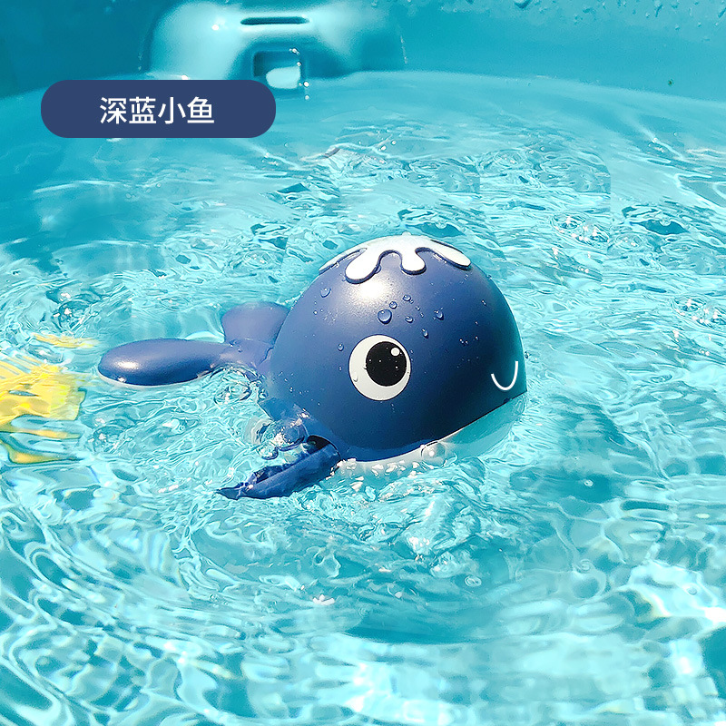 Azul oscuro Linda ballena (Bolsa de OPP)