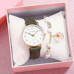 Luminous watch for girls, cherry blossom pink Korean version, simple and minimalist, suitable for middle school students, best friends, small and stylish, trendy casual college style watch