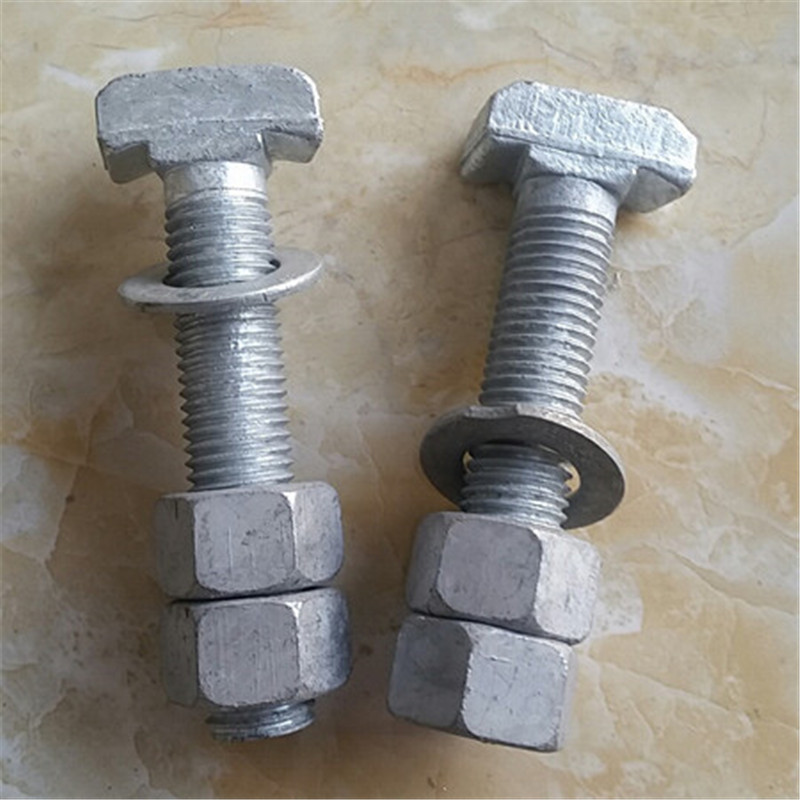 燕尾哈芬槽螺栓 带齿哈芬槽T型螺栓 恒诺异形T型螺栓厂家供应