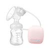 Postpartum breast pump for young mother, feeding bottle