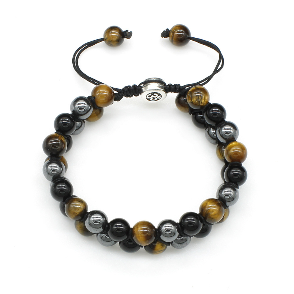 Fashion Geometric Stone Braid Bracelets display picture 4