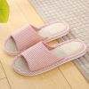 Non-slip slippers for beloved indoor suitable for men and women, 2023, cotton and linen, wholesale