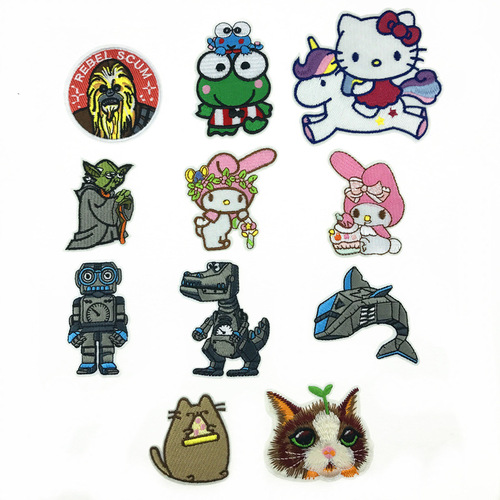 Direct Manufacturer Supply 2020 New Children's Cute Cartoon Fabric Patch Embroidery Patch DIY Fabric Patch Wholesale