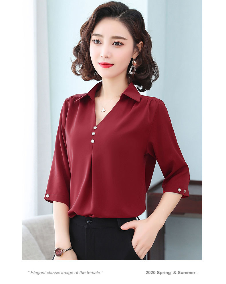 Chemisier en Mousseline de soie - Ref 3429274 Image 25