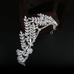 Newlywed's Silver Big Crown | New Arrival Wedding Hair Accessories | European-Style Birthday Headpiece with Rhinestone Crown for Bridal Gowns