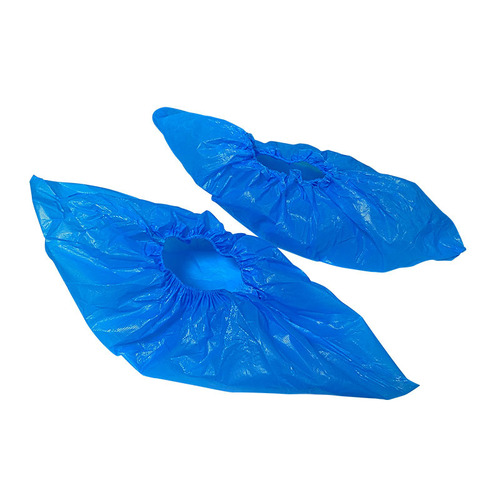 Factory direct sales disposable shoe covers thickened CPE plastic shoe covers 100 pieces packed 4g 3 2g dustproof, waterproof and anti-slip