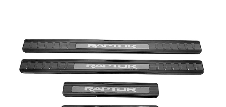 Suitable for 17-20 Ford Raptor F150 threshold strip door interior welcome pedal modification decoration