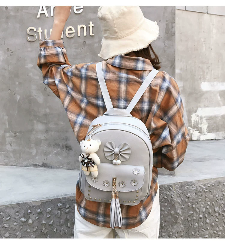 most stylish backpacks 2022 New Fashion Women's PU Student Fashion Child Mother Backpack cool backpacks accessories	