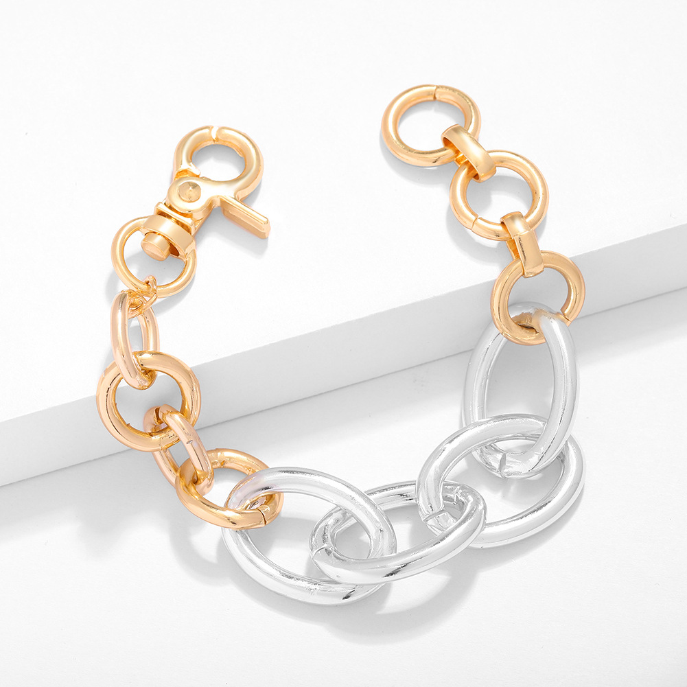 New Exaggerated Alloy Thick Chain Bracelet display picture 3