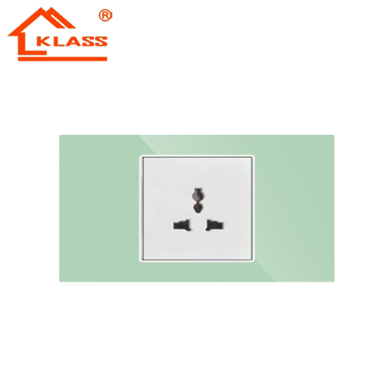 巴拿马式外销出口118型插座亚克力面板 多三孔插座
