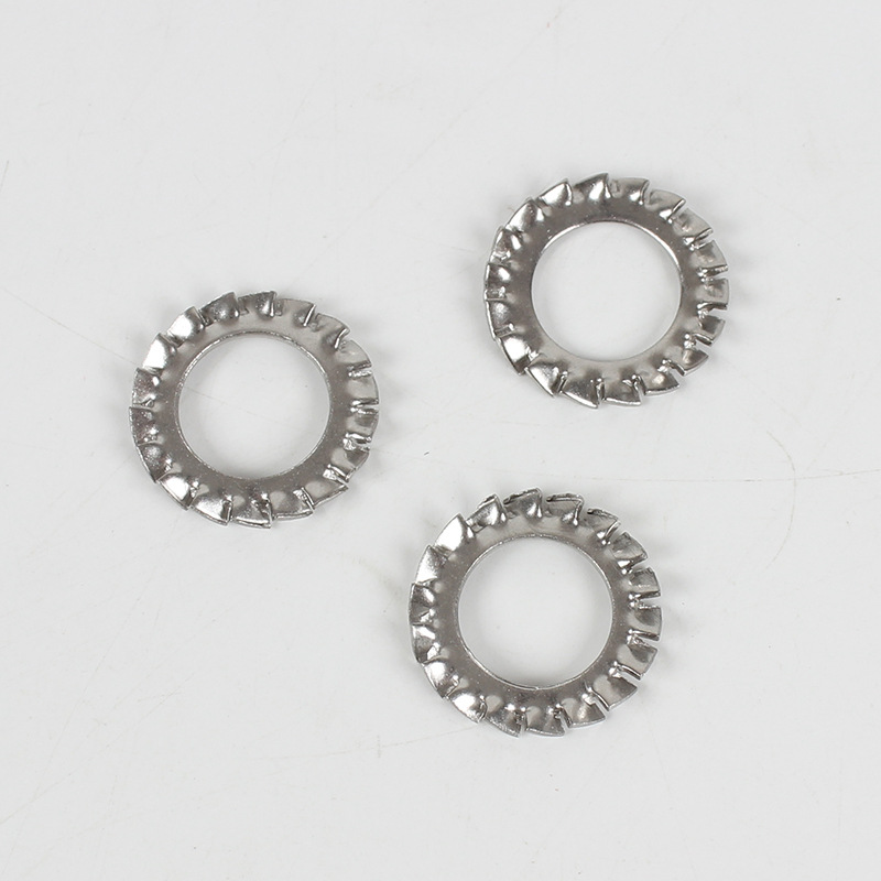 DIN6798A铜外锯齿 铜外锯齿垫圈 紫铜外齿垫圈 硅青铜齿垫