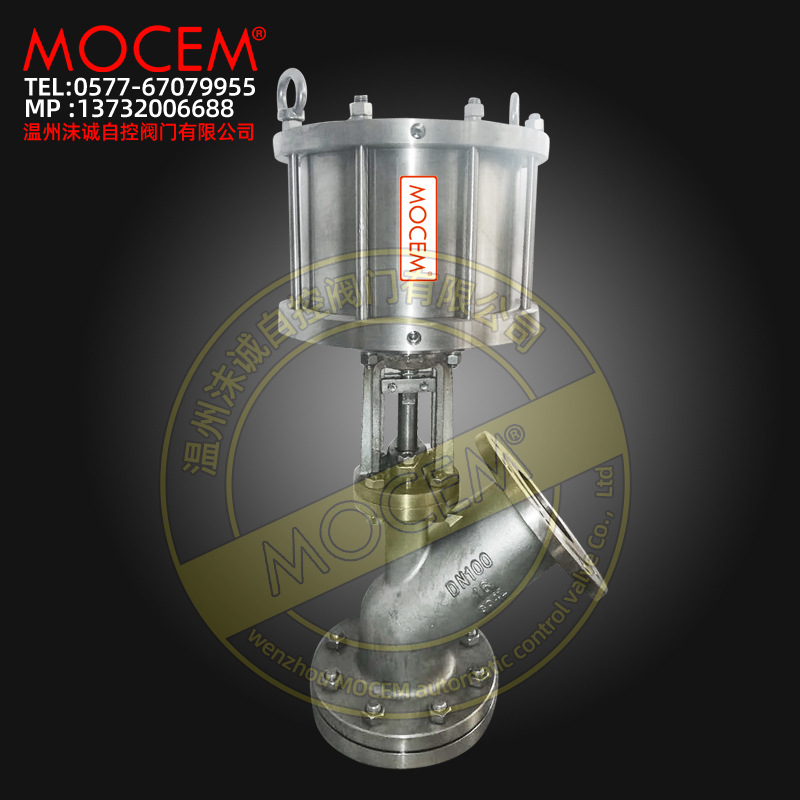 沫诚定制 直行程气缸 气动闸阀  气动截止阀，气动放料阀