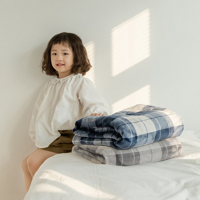 秋冬加厚超柔兔絨毯 雙面絨保暖辦公室午睡毯簡約休閑臥室毯