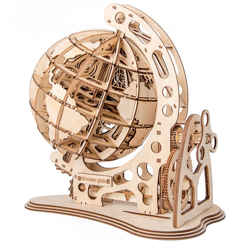 Building block simulation ornaments three-dimensional assembled globe creative DIY three-dimensional assembled crafts mechanical transmission model