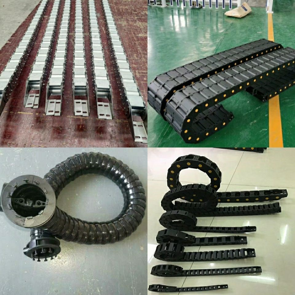 线槽拖链电缆塑料坦克链桥式10/18/25/35系列静音电线小拖链链条