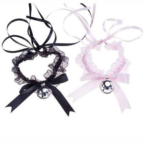 Lingerie Accessories Japanese Cosplay Lolita Fringe Bell Necklace Cat Lady Maid Supplies Alluring Necklace
