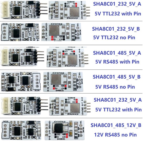 SHT30 Temperature and Humidity Sensor RS485 Bus Modbus RTU Module SHA8C01