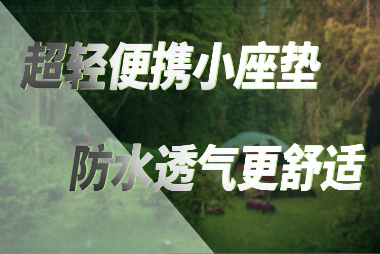 防潮垫公园野餐沙滩地垫旅行户外小坐垫折叠迷你加厚防水便携单人详情图1