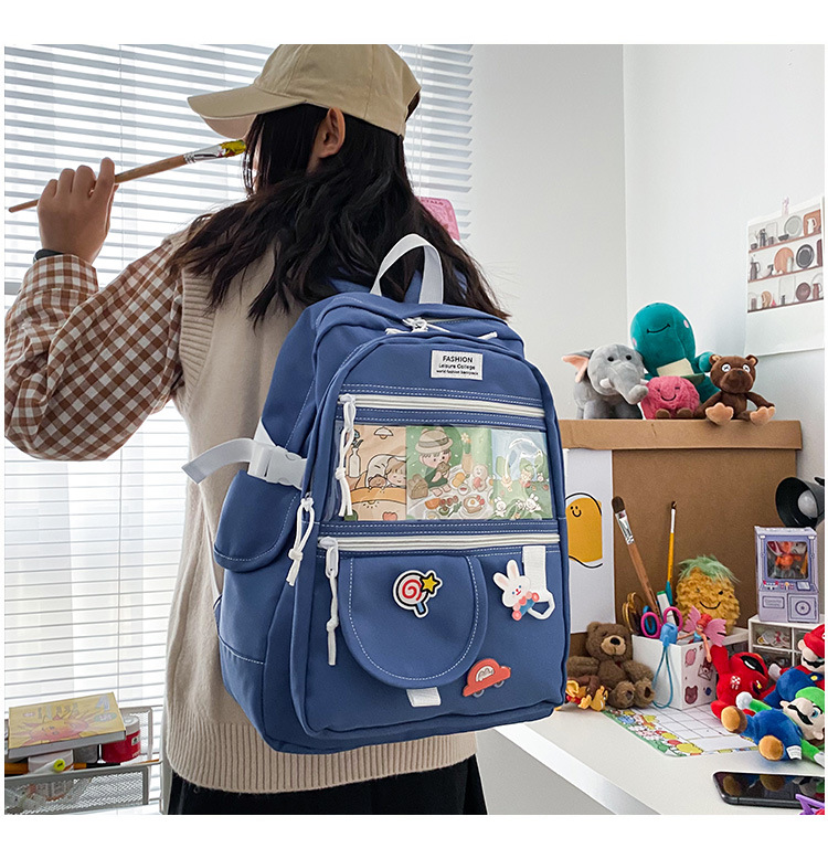 Cute Transparent Funny Soft Backpack display picture 26