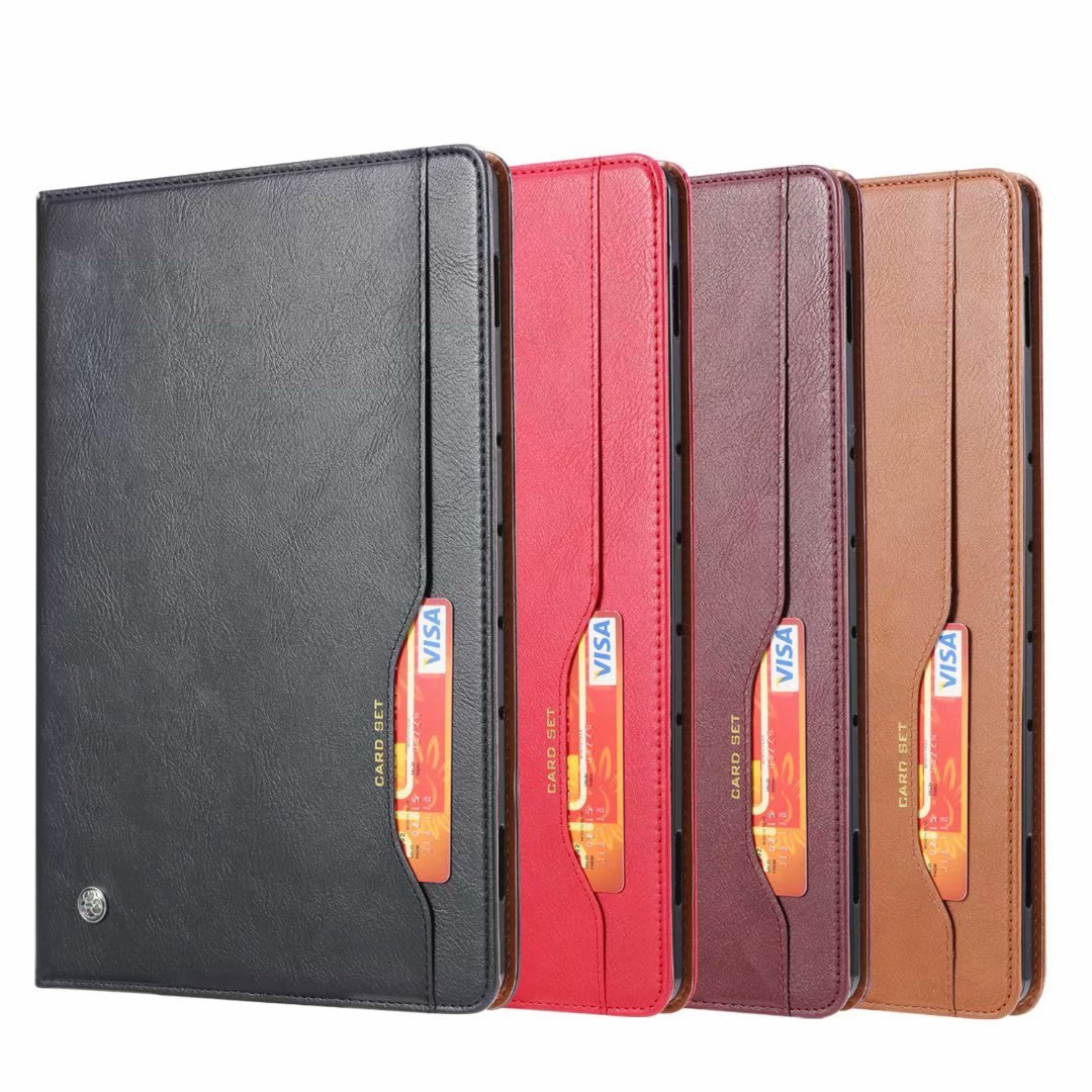 Leather case for Huawei MatePad T8 tablet PC leather pattern card wallet bracket drop-resistant protective case