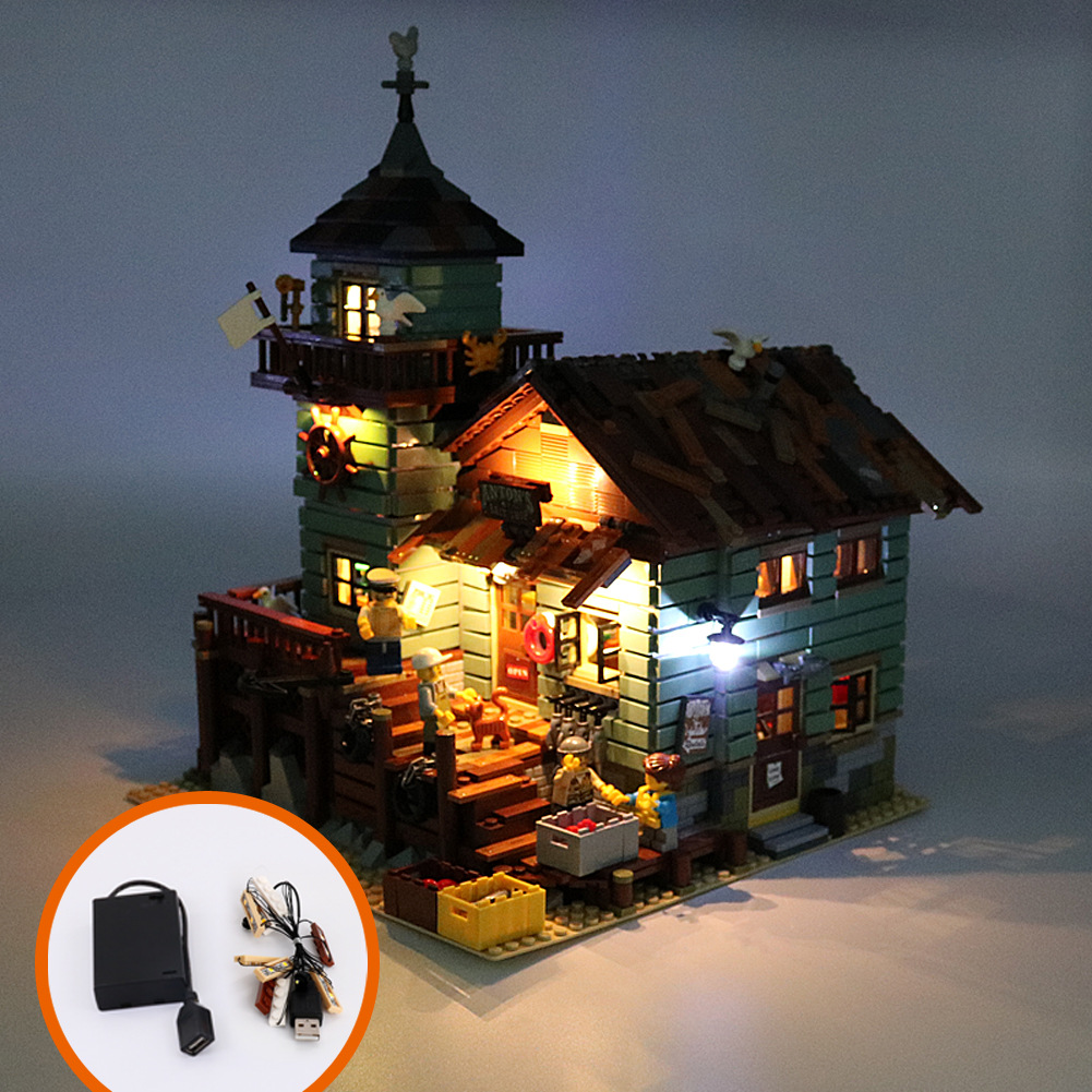 Compatible with Lego 21310 Fisherman Cottage LED Lighting DIY Blocks…