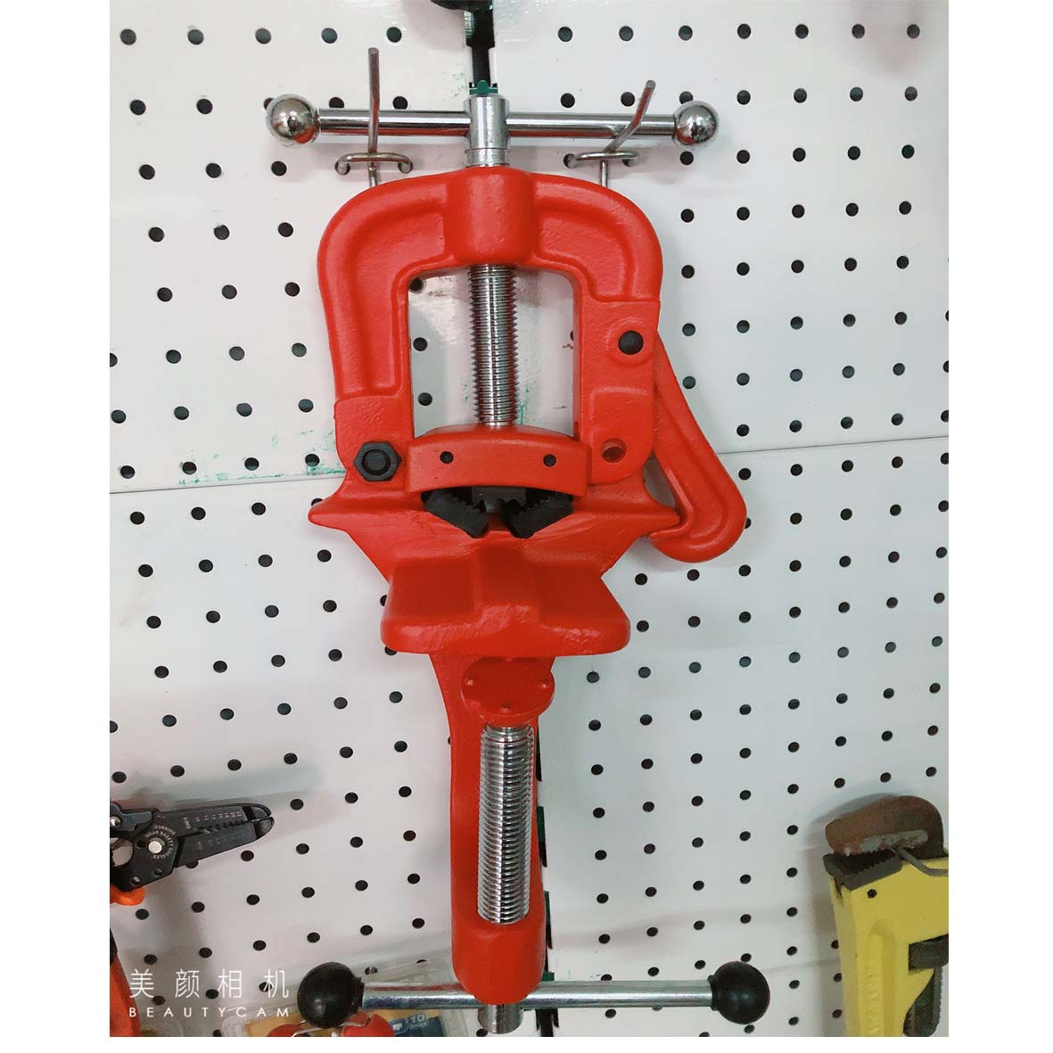 现货销售桌子用管子台虎钳桌用压力钳龙门架管道工具