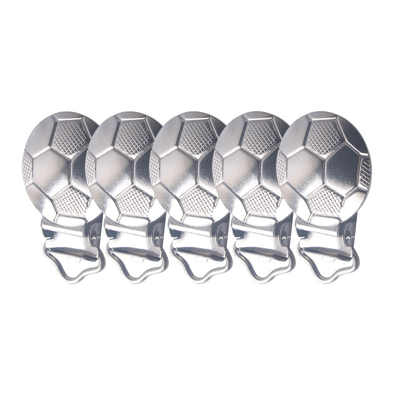Suministros para bebés de hierro hebilla redonda fútbol chupete clip Amazon AliExpress DIY accesorios de la joyería