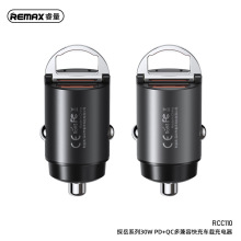 REMAX睿量探岳车充PD+QC4.0车载手机充电器30W快充充电头RCC110