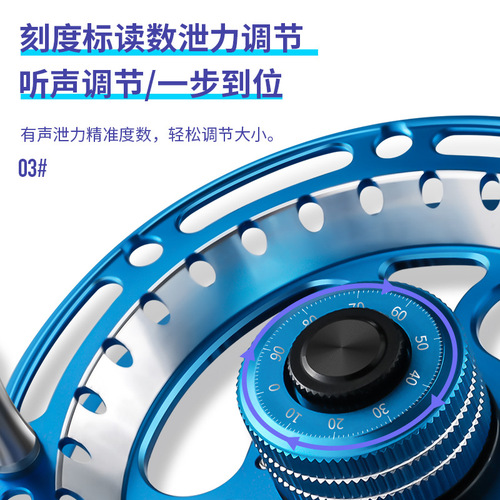 Hot Wheels fishing wheel, hand dial, front fishing wheel, special all-metal front fishing wheel, leaking force, Bagua wheel, audio fishing wheel