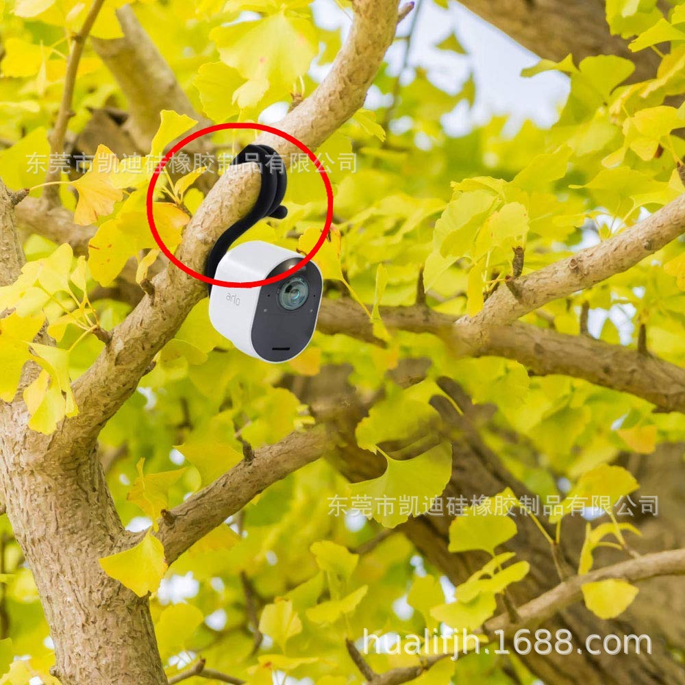 婴儿车硅胶监控支架 婴儿床摄像头支架 硅胶材料，可任意固定