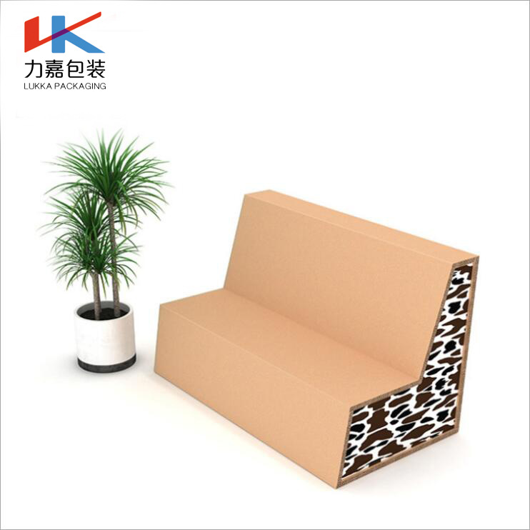 力嘉包装瓦楞纸卡座双人沙发展会展览环保家居家具创意装饰摆件