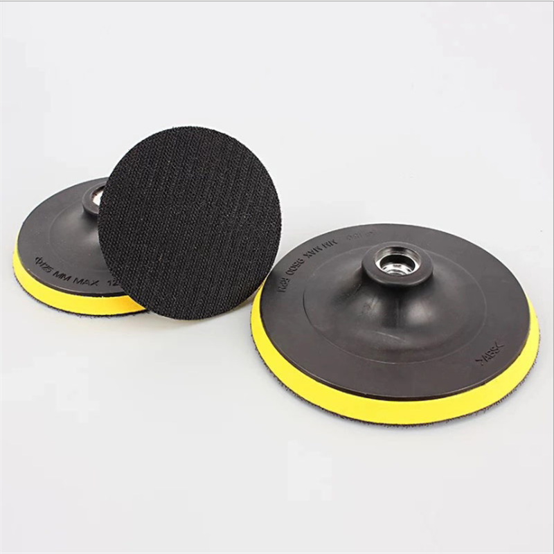 80mm打磨抛光用粘盘100mm抛光盘125m砂纸托盘150吸盘180海绵吸盘