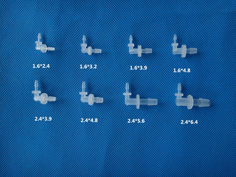 Пластиковый шланг локоть, уменьшающий Локоть шланга L-образный редукционный пагода локоть водопроводный Соединительный адаптер