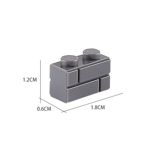 Small particles 98283 building blocks bulk accessories assembled toy basic parts 1kg 1*2 high wall bricks 1234 pieces