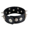 Black bracelet, clothing, accessory, European style, punk style, wholesale