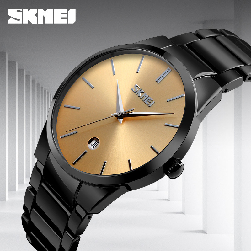 Skmei nuevo reloj de cuarzo resistente al agua caliente reloj electrónico de moda para hombre reloj de negocios de alta gama 9140