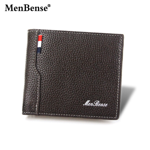 New men's wallet multi-functional multi-card slot fashionable litchi pattern tri-fold bag men's short wallet wallet wholesale