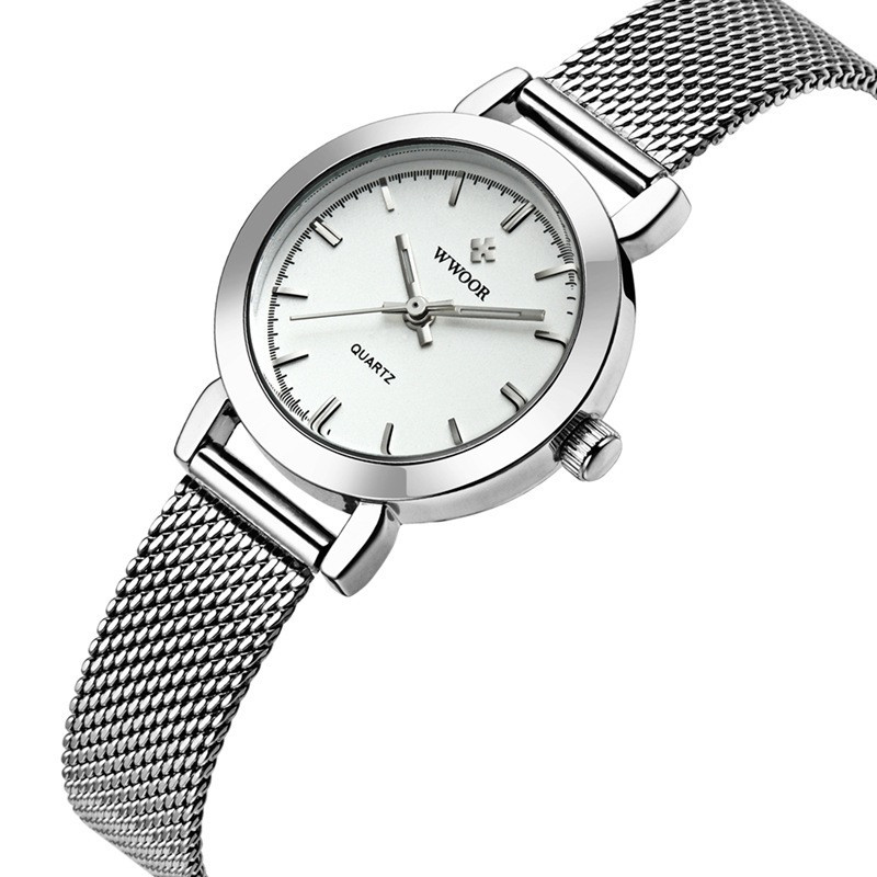 WWOOR amor de moda damas relojes de pulsera de cuarzo nocturna puntero de tendencia damas relojes de estudiantes personales 8823