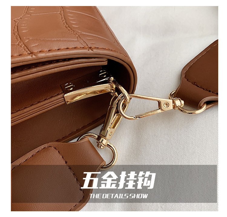 Small Pu Leather Fashion Square Bag Shoulder Bag display picture 15